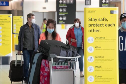 Ireland to respect mask policies of international airlines flying here