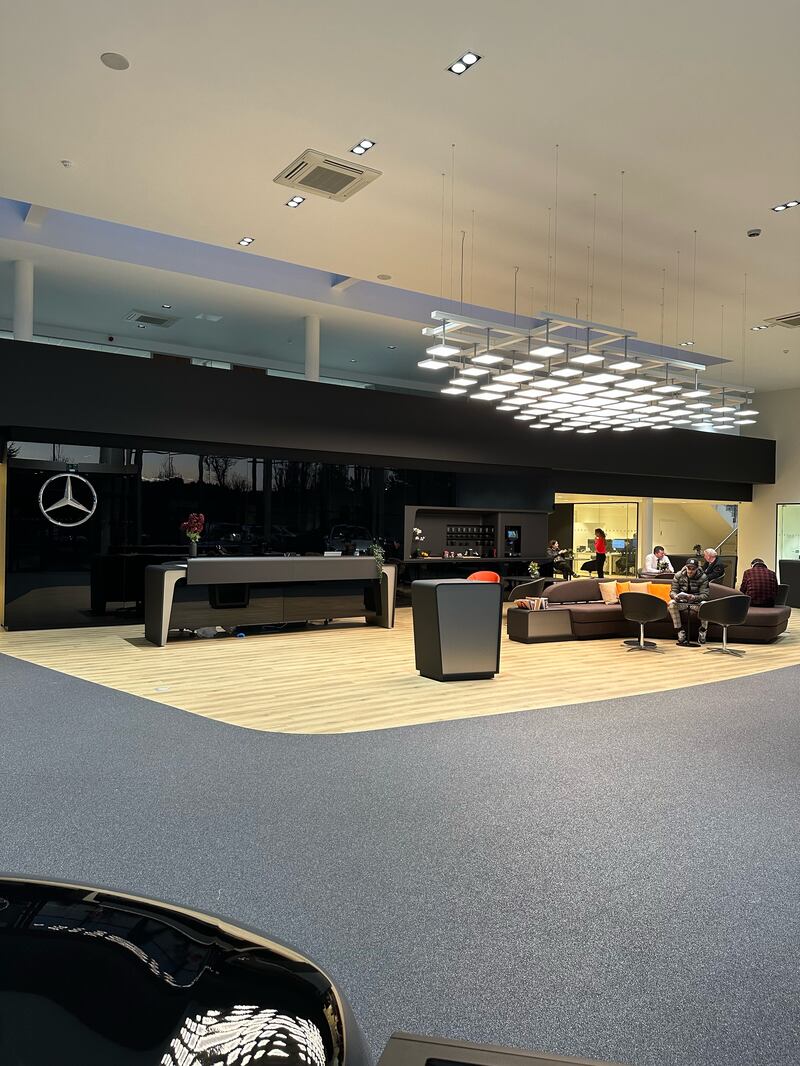 New showroom for Mercedes at MSL Deansgrange, Dublin