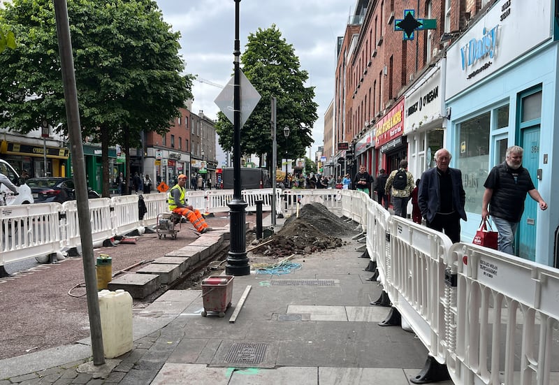 In the coming days, various maintenance work will begin on Dublin’s Talbot Street. Photograph: Alan Betson