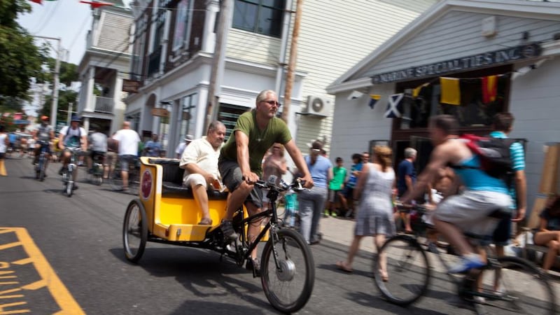 Pedicabs and bikes are the way to go on Commercial Street