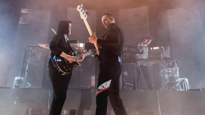 Oliver Sim and Romy Madley Croft of The xx are due to headline this year’s Electric Picnic festival. Photograph:  Jakubaszek/Redferns