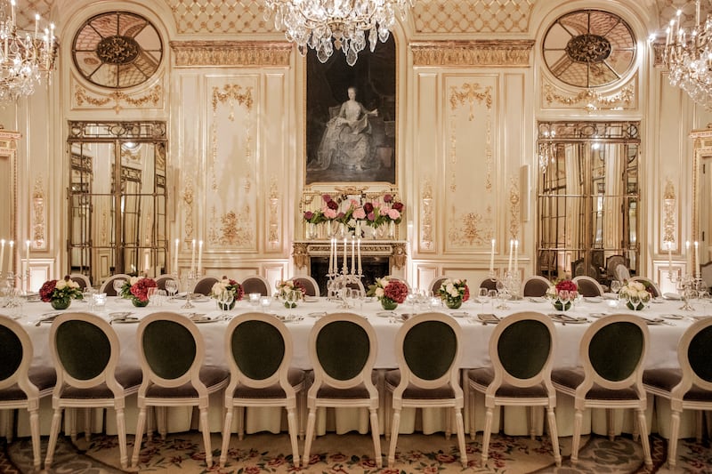 The Salon Pompadour, where Pablo Picasso and Olga Khokhlova celebrated their marriage in July 1918. Photograph: Pierre Monetta