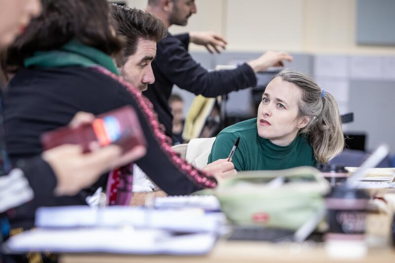 Così Fan Tutte: Polly Graham during rehearsals. Photograph: Ste Murray