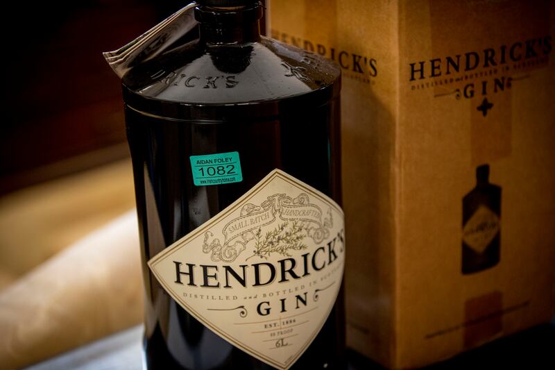 Six-litre display bottle of Hendrick's Gin. Photograph: Tom Honan