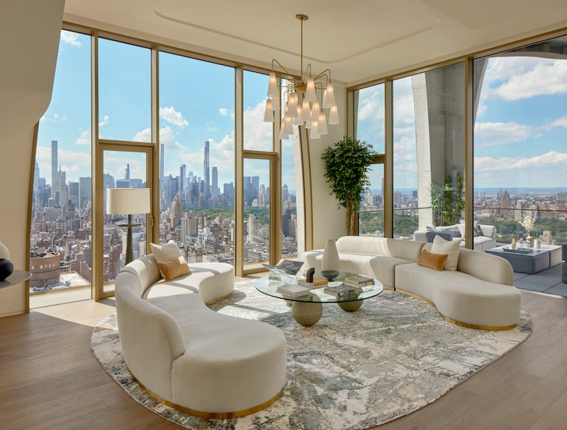 The penthouse at 180 East 88th Street, as seen in HBO's Succession. Photograph: Sean Hemmerle