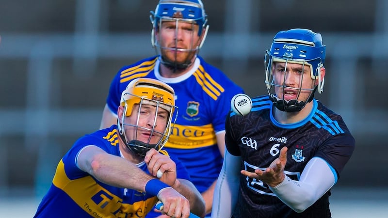 Sean Moran: the Cuala defender has been a solid presence  at centre-back  for Dublin during the league. Photograph: Tom O’Hanlon/Inpho