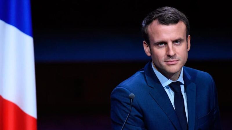 Emmanuel Macron:  may just get blown away by the first crisis that comes along. Photograph: Bertrand Guay/AFP/Getty Images