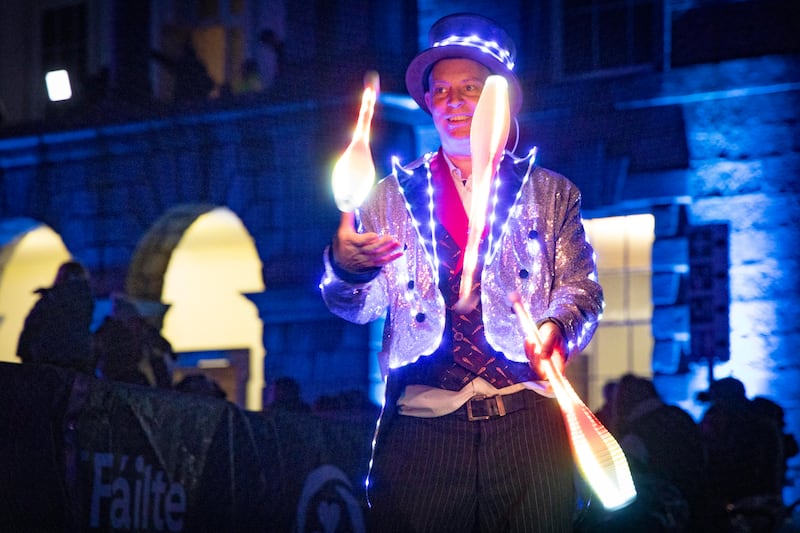 Broken Theatre Company performs at NYF Dublin, Dublin Castle. Photograph: Allen Kiely