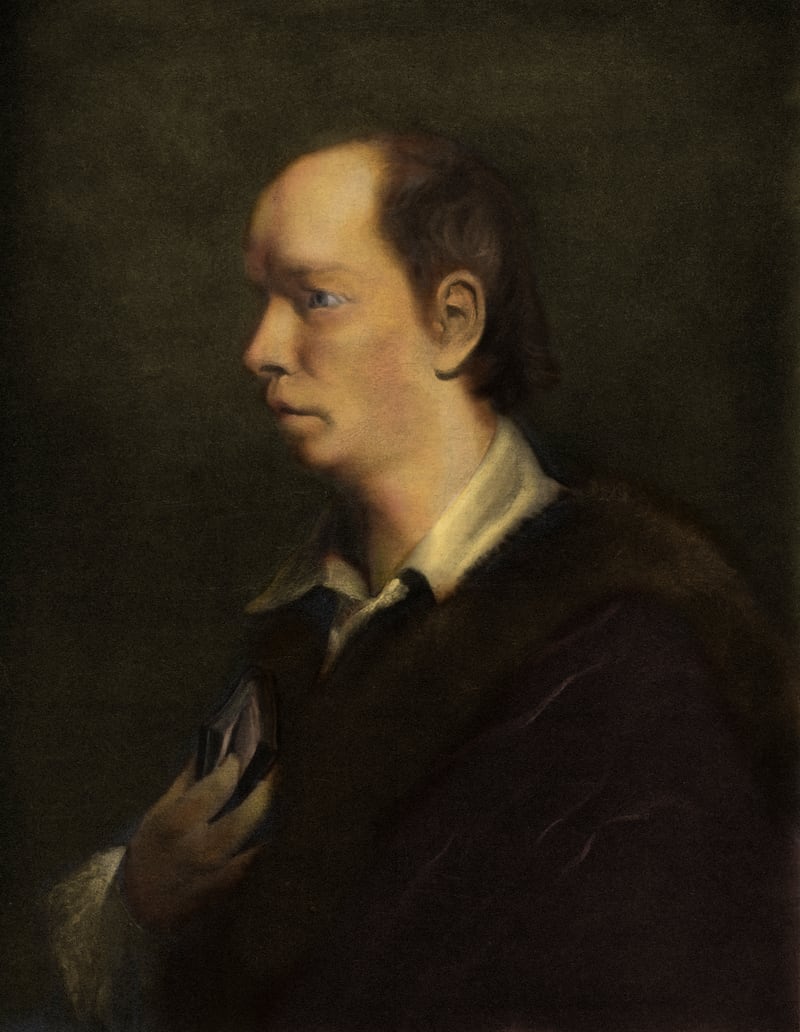 Oliver Goldsmith: Portrait by a pupil of Sir Joshua Reynolds. Photograph: Culture Club/Getty Images