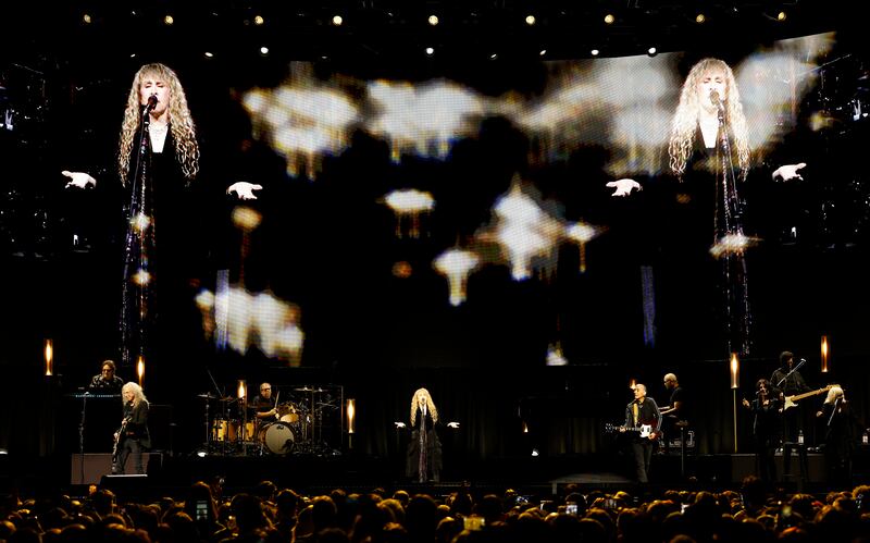 Stevie Nicks performing at the 3arena, Dublin. Photograph: Nick Bradshaw