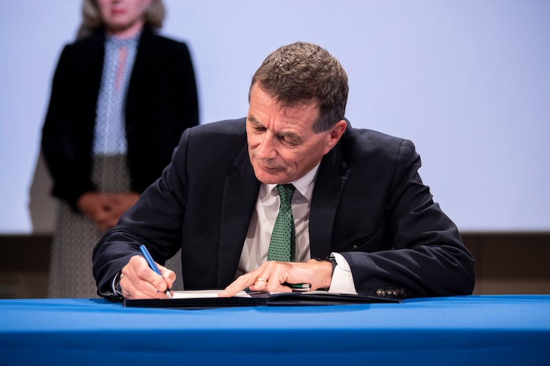 Tony Murphy, president of the European Court of Auditors, the union’s spending watchdog. Photograph: European Commission