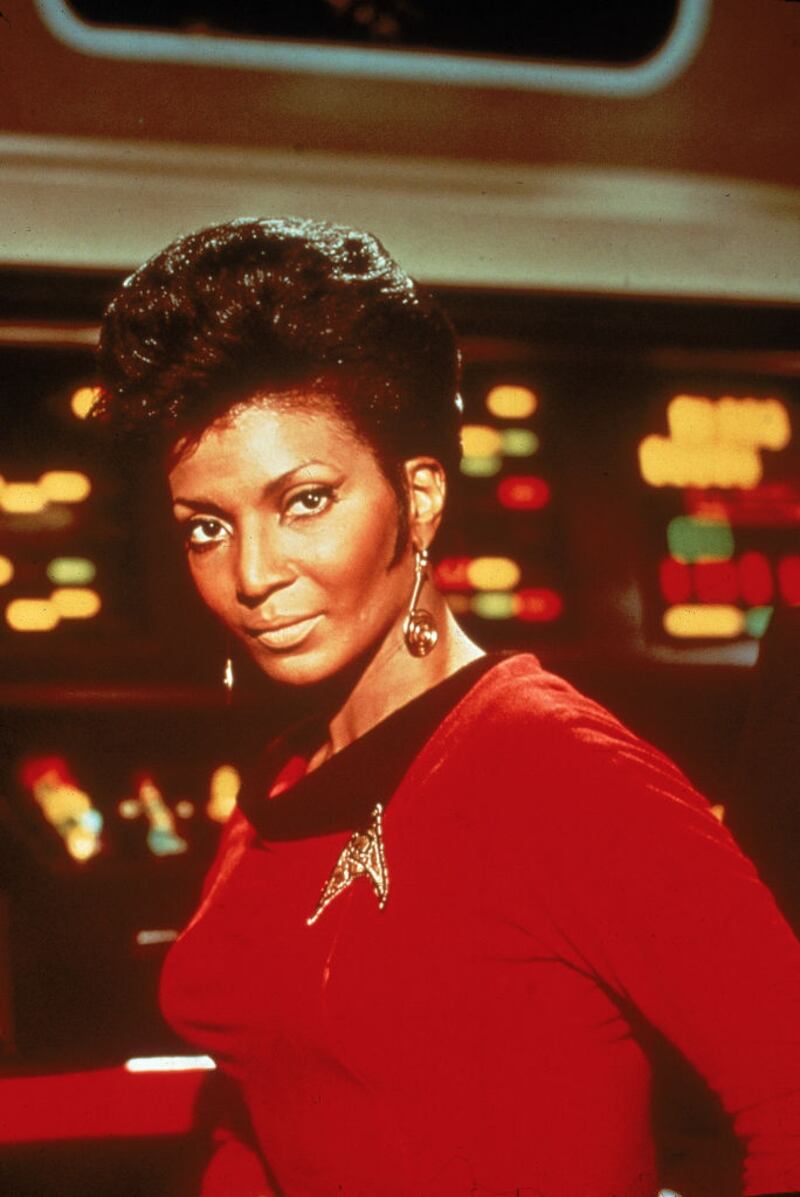 Nichelle Nichols as Nyota Uhura in the television show Star Trek. Photograph: Fotos International/Courtesy of Getty Images