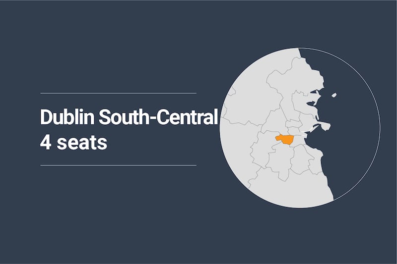 Dublin South-Central Constituency map