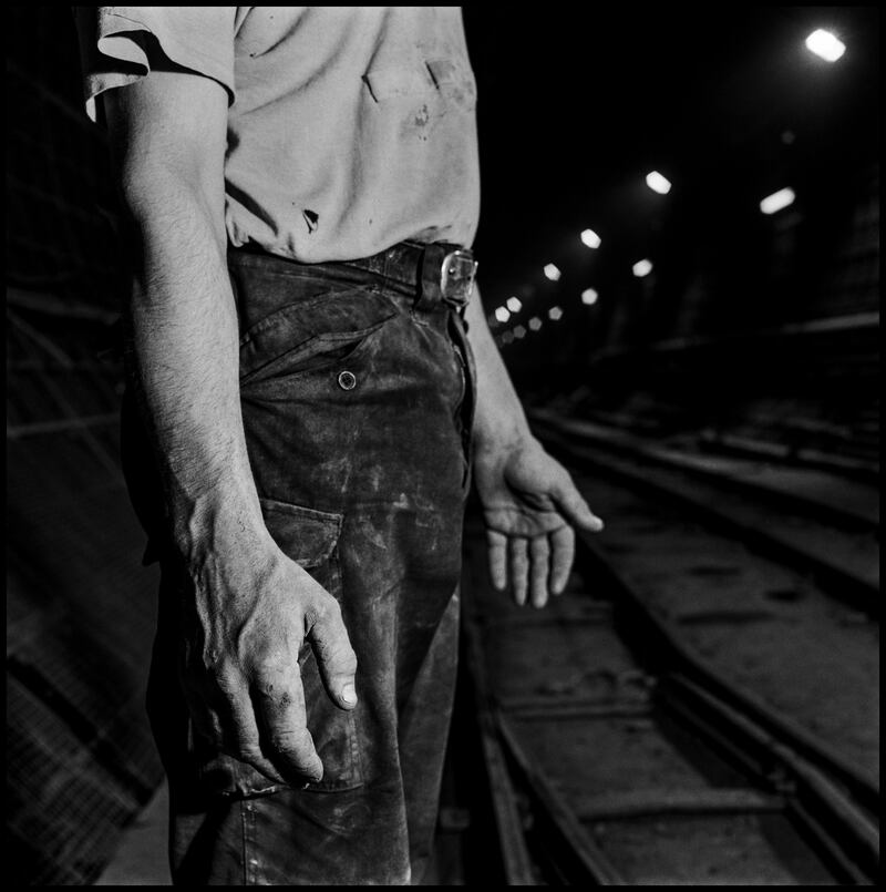 Worker's hands: These pictures are not only about what you see, but what you feel. Photograph: Steve Pyke