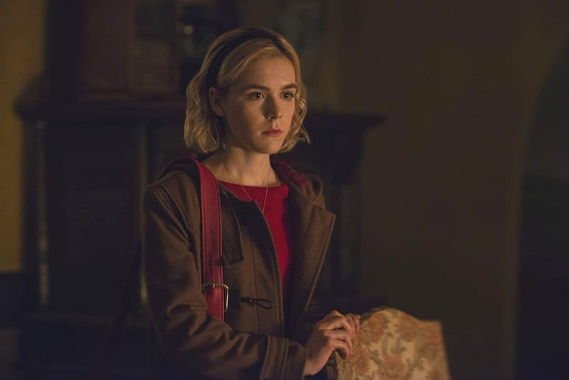 Kiernan Shipka in Chilling Adventures of Sabrina. Photograph: Netflix