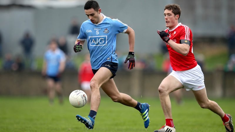 Niall Scully in action for  of Dublin in the 2007 Bord na Mona O’Byrne Cup Final against Louth  in Drogheda in 2017. Photograph: Ryan Byrne/Inpho