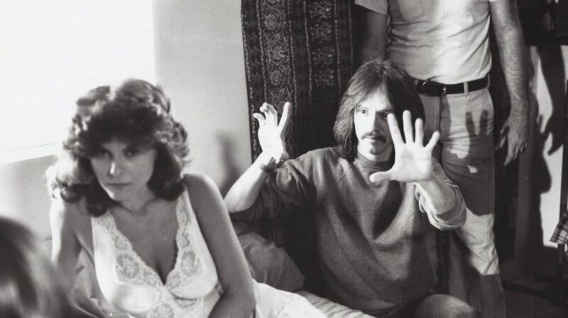 John Carpenter directing then wife Adrienne Barbeau on the set of The Fog (1980)