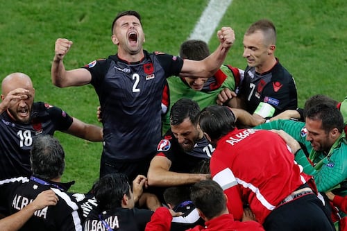 Albania make history with win over Romania in Lyon
