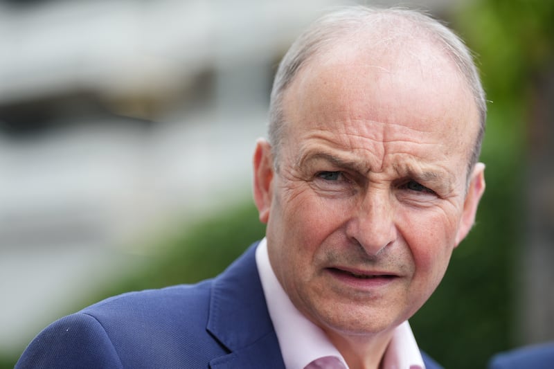 Tánaiste Micheal Martin: 'I don’t think the country would appreciate the entire green grass of Ireland – 40 shades of green, being replaced with...' Photograph: Brian Lawless/PA Wire