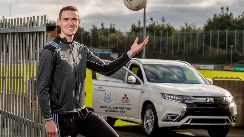 Brian Fenton  at the announcement of a partnership between Dublin GAA and   Mitsubishi  Motors Ireland. Photograph: Morgan Treacy/Inpho