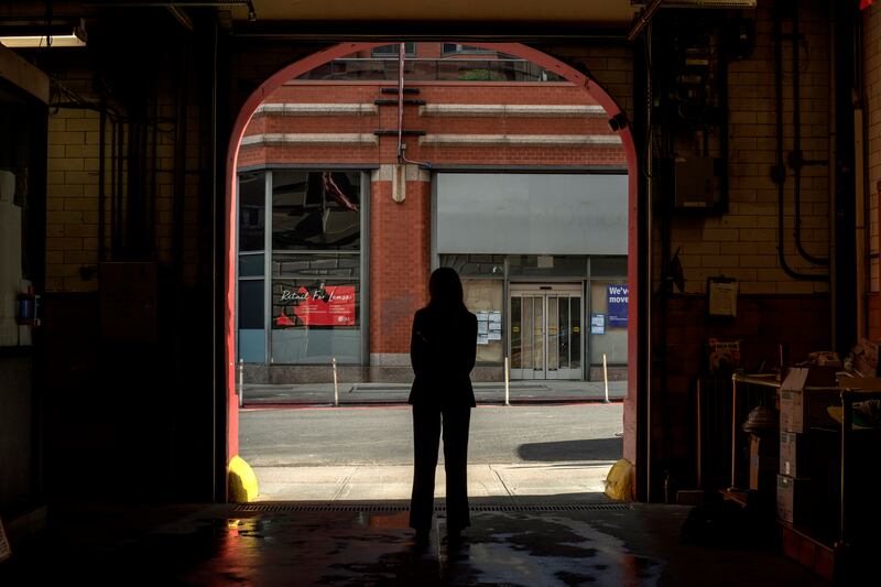 Laura Kavanagh sees the need to nurture the alpha streak among all firefighters that makes them willing to jump into a fire and dangle out of 20th-story windows. Photograph: Sasha Arutyunova/ New York Times