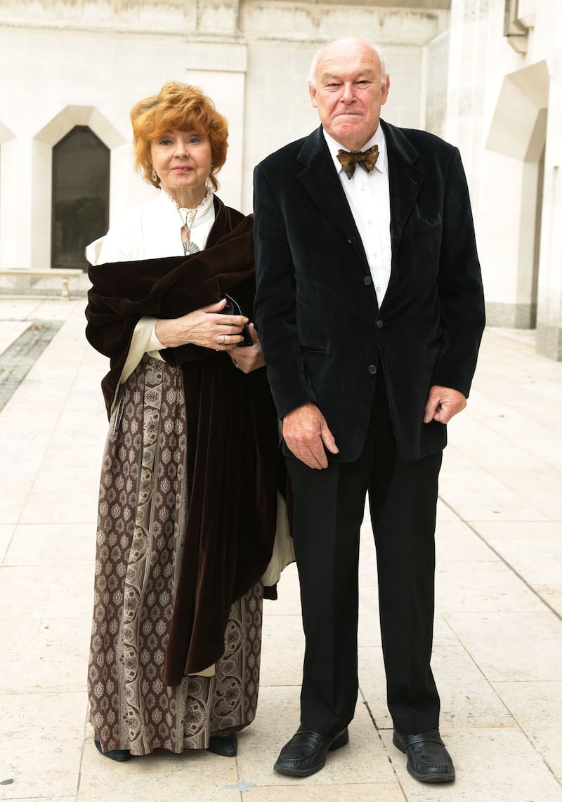 Timothy West and Prunella Scales. Photograph: Yui Mok/PA