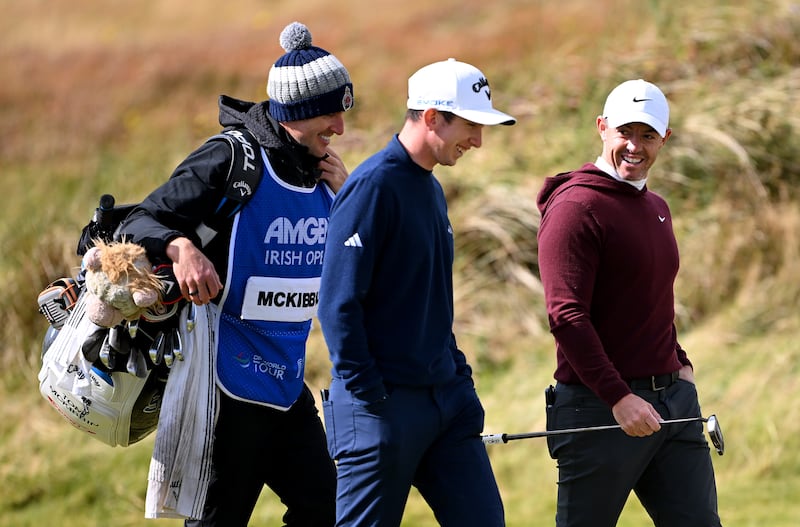 Tom McKibbin has chosen not to heed the advice of his friend Rory McIlroy this time after agreeing to join LIV Golf. Photograph: Ross Kinnaird/Getty Images