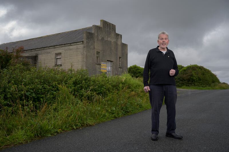 The Ballroom of Romance: Pat Gallagher is 83 now. He spent many Friday nights dancing in Corrigan’s dance hall before he returned there to play The Man with the Long Arms in the movie. Photograph: Michael Mc Laughlin