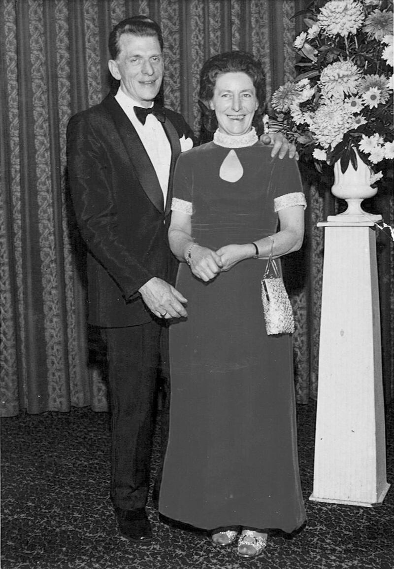 Reunited in London after many years: Ernest and Mary Tilson. Photograph: Courtesy of the Tilson family