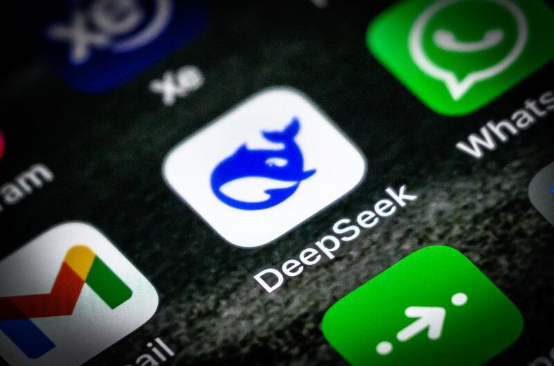 The DeepSeek app rapidly became a top downloaded application. Photograph: Mladen Antonov/Getty