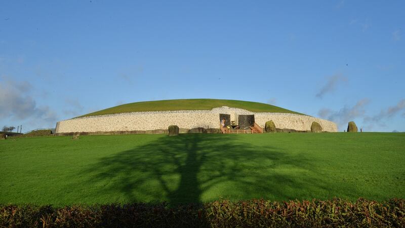 The  200,000-tonne Newgrange monument in Co Meath was   built more than 5,000 years ago. Photograph: Alan Betson / The Irish Times