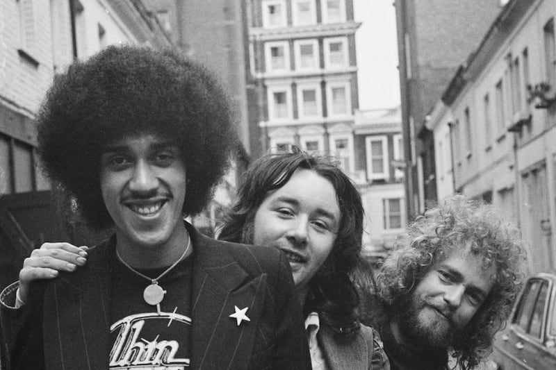 Thin LIzzy: Philip Lynott, Brian Downey and Eric Bell