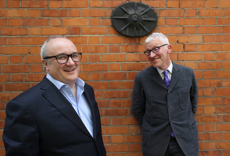 Historians Dominic Sandbrook and Tom Holland are like Morecambe and Wise with PhDs. Photograph Nick Bradshaw for The Irish Times