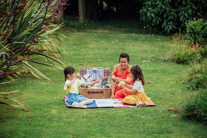 Picnicking at Limerick Greenway Hub in Barnagh. Photograph: Brian Arthur