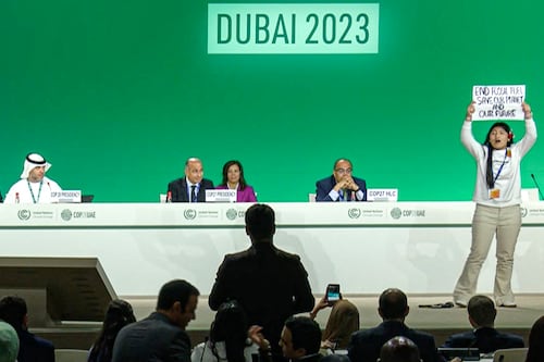 Cop28 thrown into crisis as ‘weak’ draft decision text rejected by EU and other countries