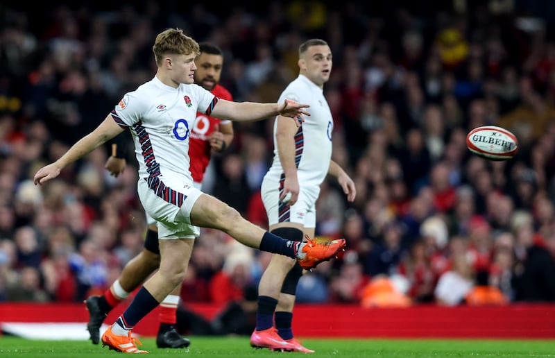 England's Fin Smith. Photograph: Andrew Fosker/Inpho