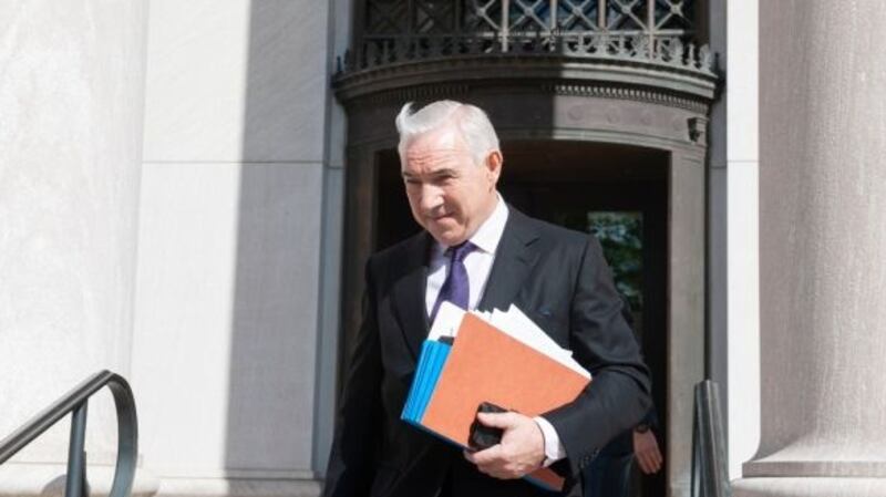 Sean Dunne at the US federal courthouse in New Haven, Connecticut. Photograph: Douglas Healey