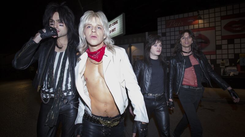 The Dirt: an unflinching look at Motley Crew’s debauched life on the road. Photograph: Netflix