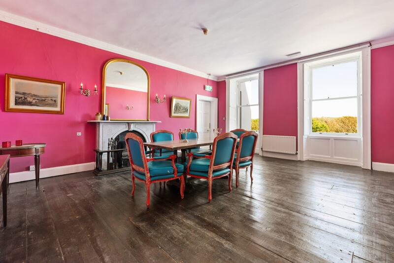 Dining room in main house 