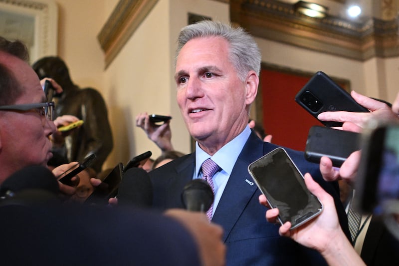 Kevin McCarthy has become the first leader in the history of the lower chamber of Congress to be removed from the position. Photograph: Mandel Ngan/AFP via Getty Images