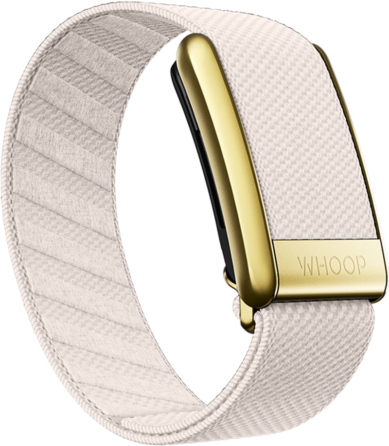 Whoop Superknit Luxe Band, champagne with gold version, €49