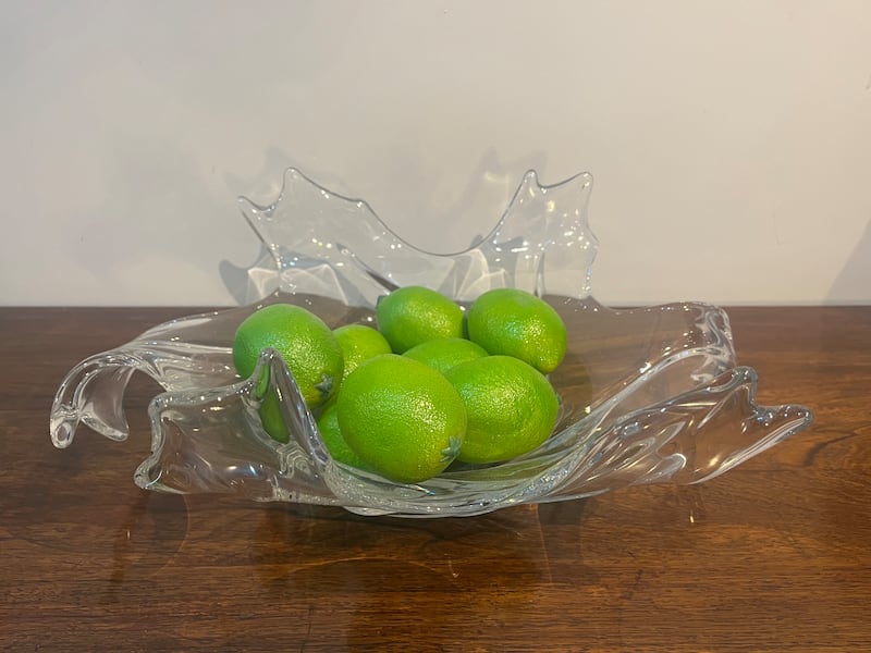 Vintage hexagonal fruit bowl, €140, at Niall Mullen Antiques