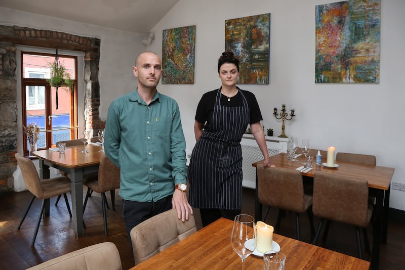 Co-owners Richard Kennan and Alice Jary in Rúibín Bar and Restaurant Photograph: Joe O’Shaughnessy 