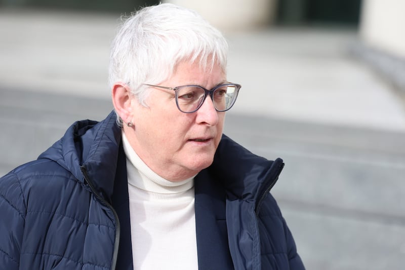 Marcella Duffy (61) of Malahide, Co Dublin, pictured at the Criminal Courts of Justice on Friday. Photograph: Collins Courts