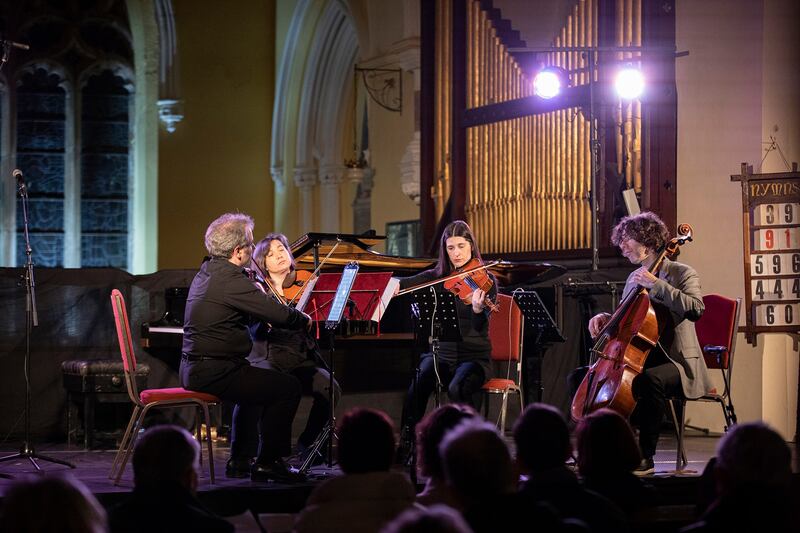 Contempo Quartet are one of many acts performing as part of Finding a Voice. Photograph: John D Kelly