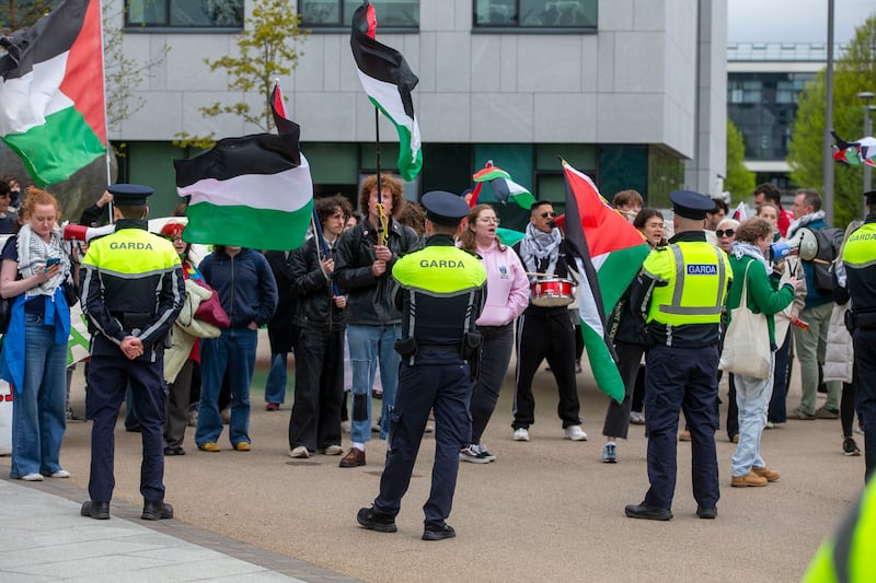 'There’s been a lot going on this semester ... I think a lot of US students are frustrated about their government’s lack of action,' a student said. Photograph: Tom Honan