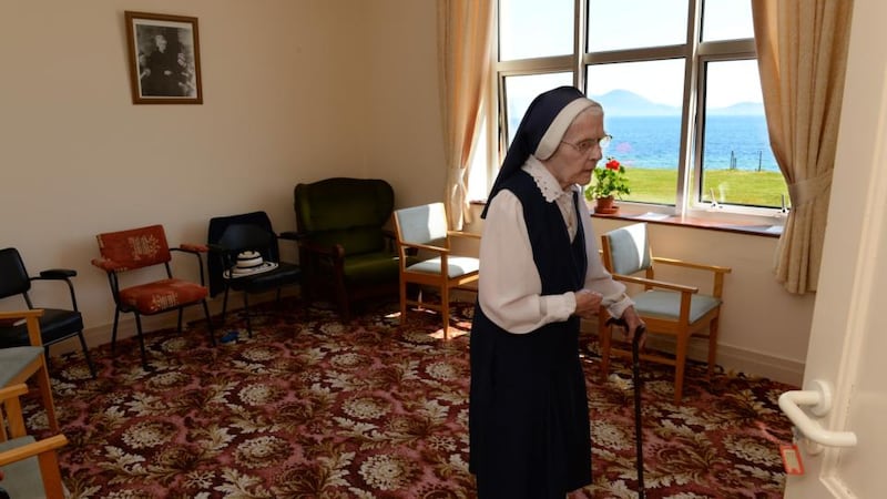 Sr Borgia Shanahan in the holiday house. Photograph: Frank Miller