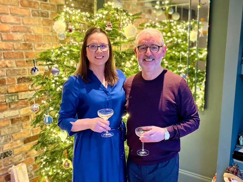 Denise McBrien and Declan Maxwell enjoy something akin to a lazy Sunday on Christmas Day