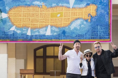 Bono claims John Lennon as Irish at event on Ellis Island