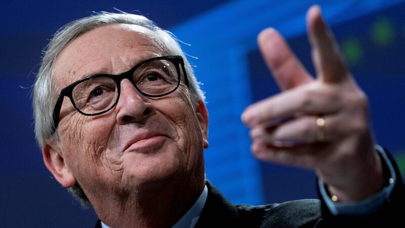 European Commission president Jean-Claude Juncker  during his last press conference. Photograph:  Kenzo Tribouillard/AFP via Getty Images